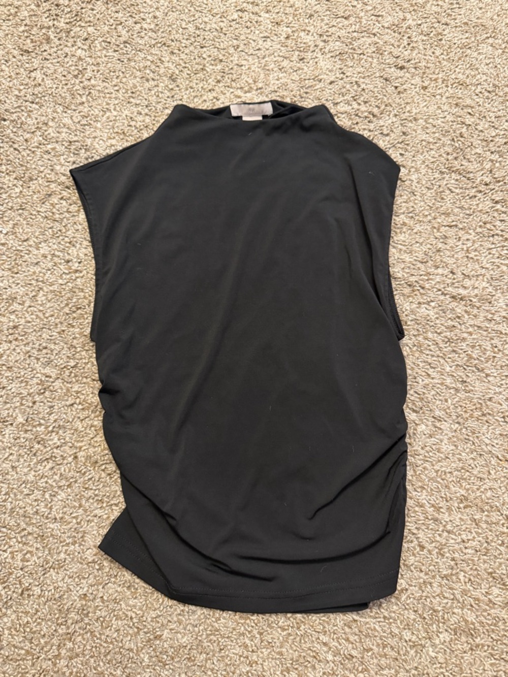 H&M Black Sleeveless Mock Neck Women's Top Size small